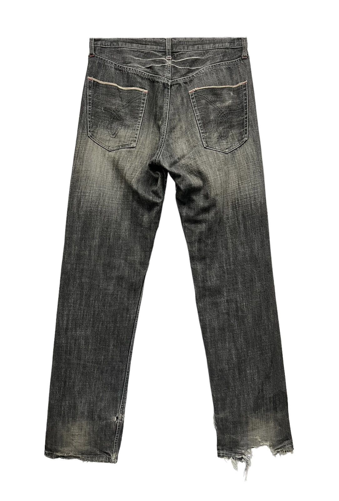Real Japan Blues 🔥Vintage HIROMICHI Thrashed Natural Worn-Out Selvedge Denim Size US 32 / EU 48 - 12 Thumbnail