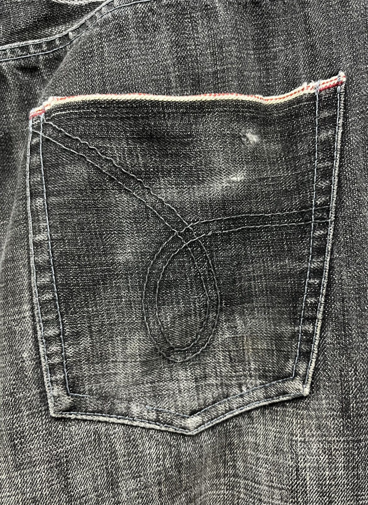 Real Japan Blues 🔥Vintage HIROMICHI Thrashed Natural Worn-Out Selvedge Denim Size US 32 / EU 48 - 19 Thumbnail