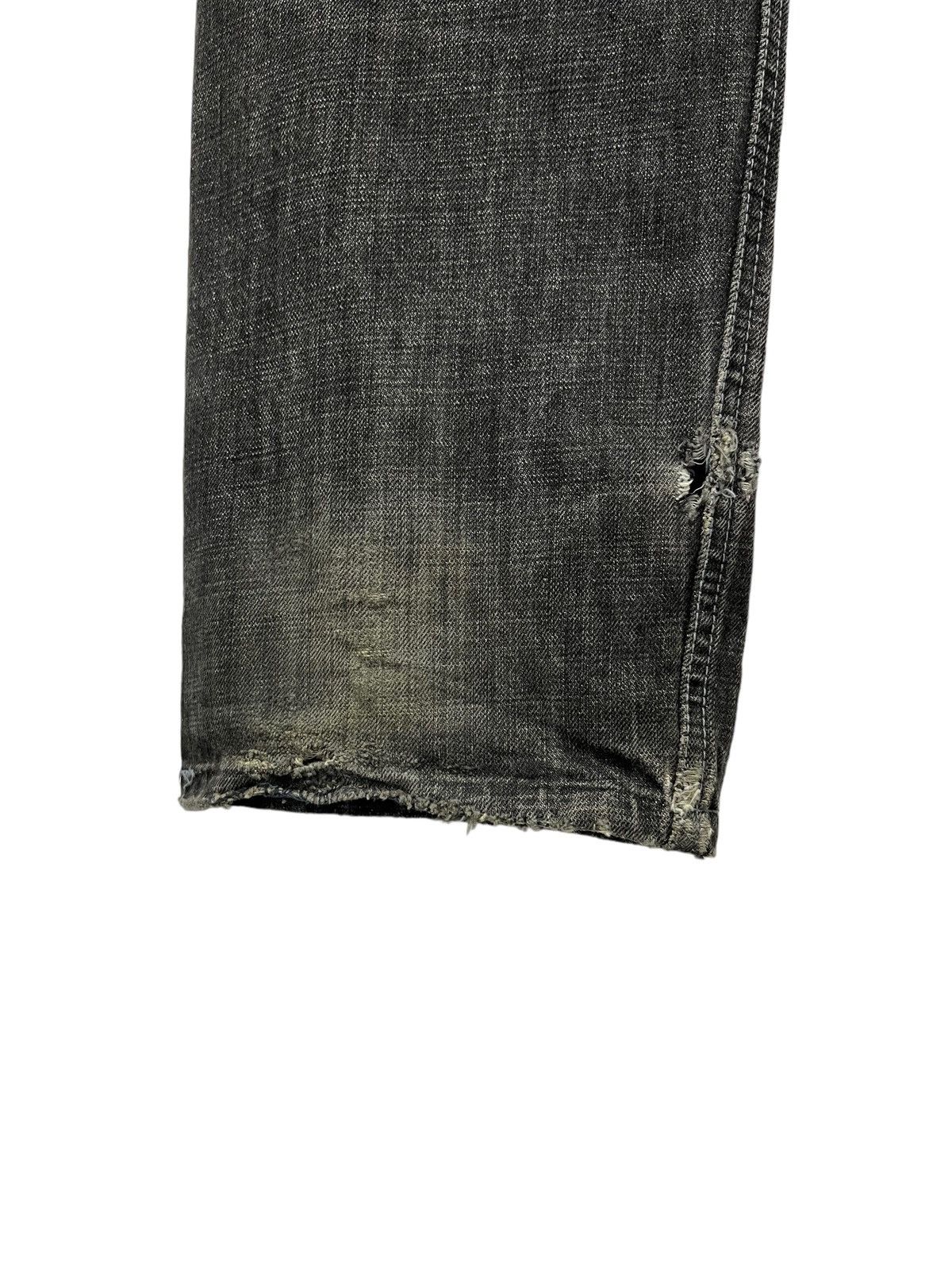 Real Japan Blues 🔥Vintage HIROMICHI Thrashed Natural Worn-Out Selvedge Denim Size US 32 / EU 48 - 13 Thumbnail