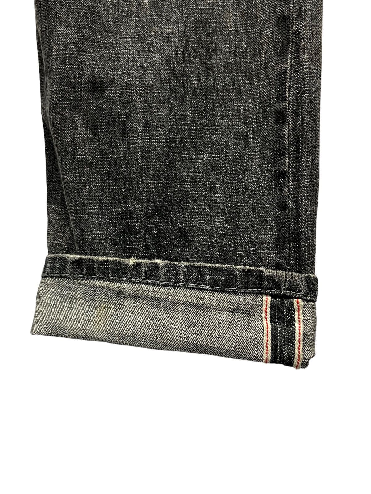 Real Japan Blues 🔥Vintage HIROMICHI Thrashed Natural Worn-Out Selvedge Denim Size US 32 / EU 48 - 8 Thumbnail