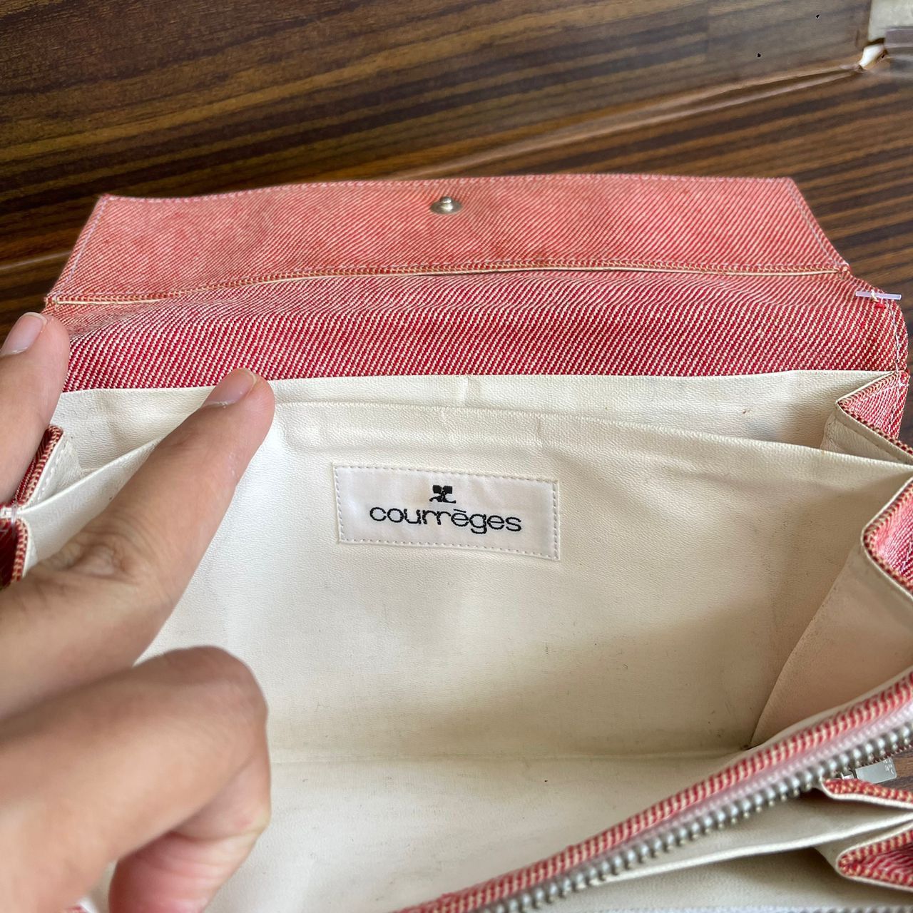 Courreges × Vintage Vintage Courreges Long Wallet Size ONE SIZE - 9 Thumbnail