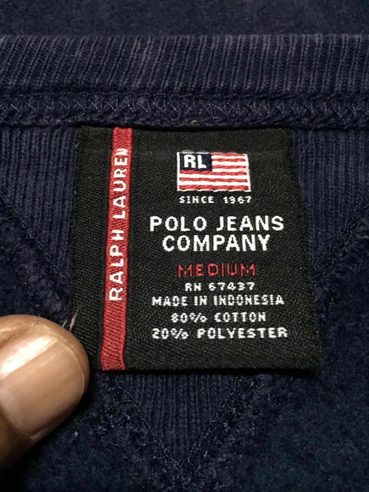 Ralph Lauren Polo Jeans Company Ralph Lauren Swestshirts Size Medium Size US M / EU 48-50 / 2 - 3 Thumbnail