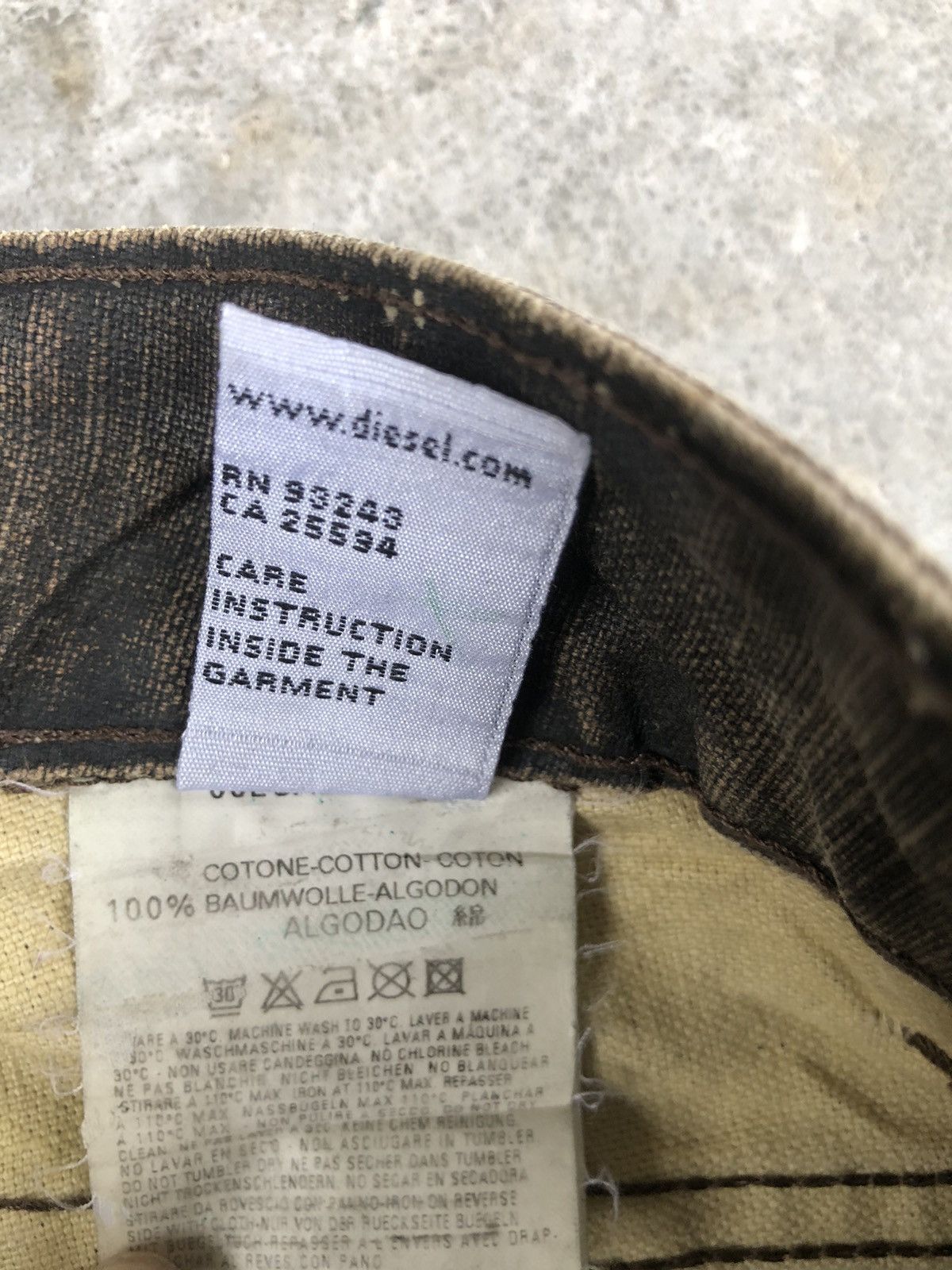 Diesel Diesel Wax jeans Size US 34 / EU 50 - 15 Thumbnail