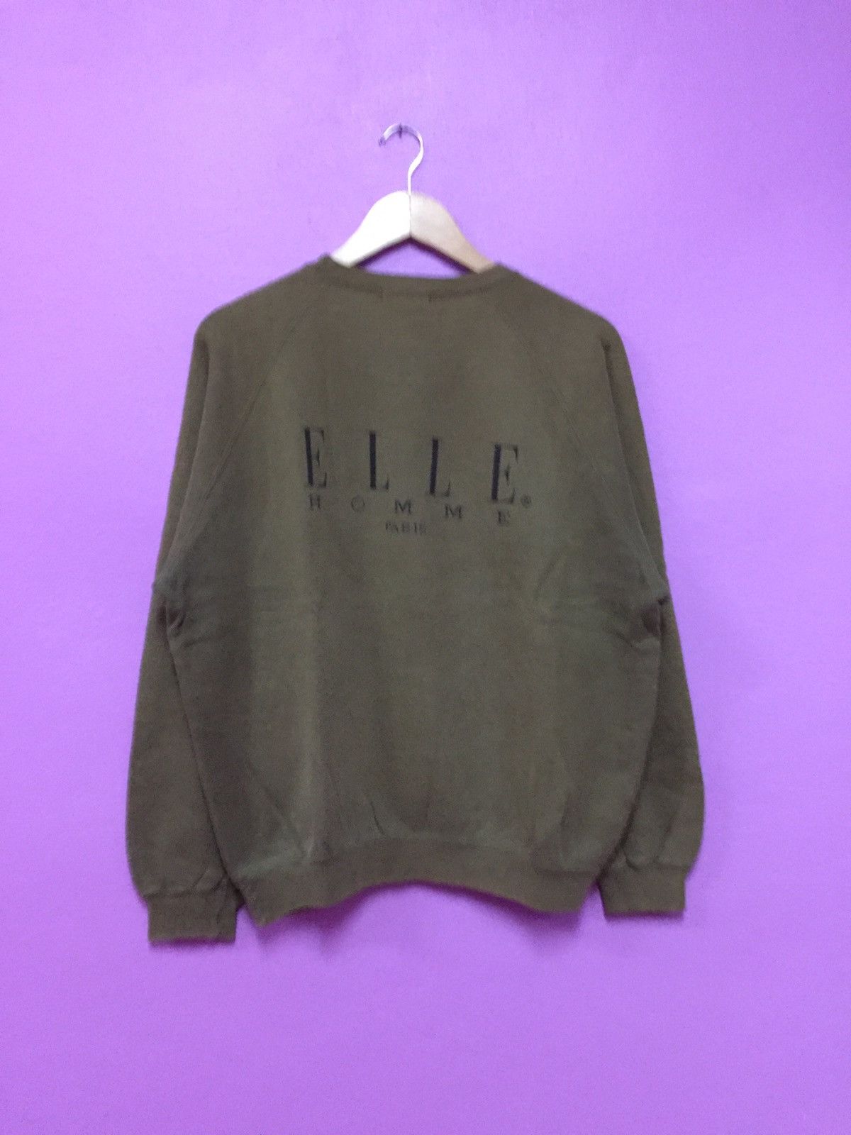 Japanese Brand Vintage 90's Elle Homme Paris Sweatshirts Size M Size US M / EU 48-50 / 2 - 1 Thumbnail