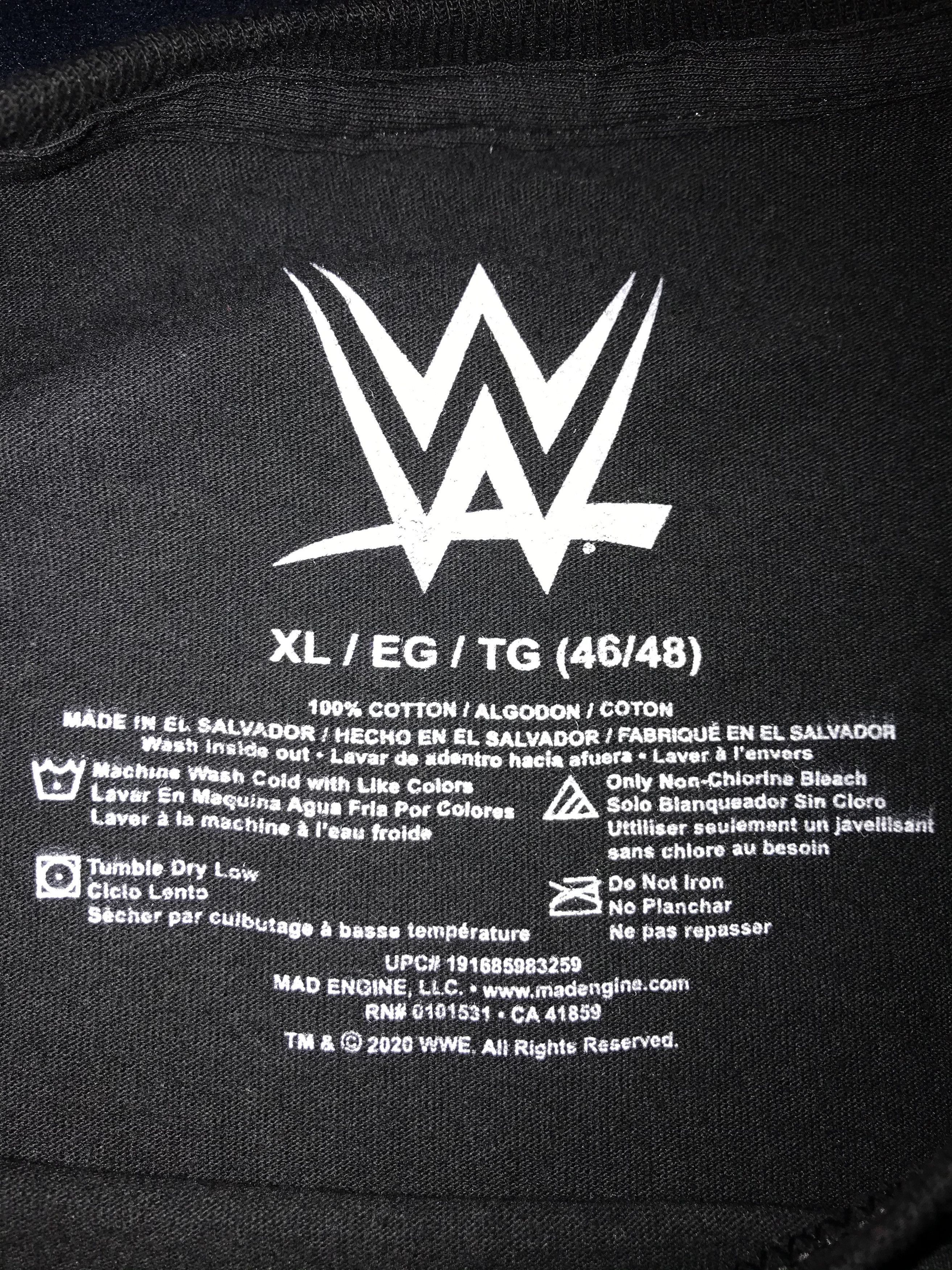 WWE × WWF WWE WrestleMania XIV Stone Cold Vs. Shawn Michaels 1998 vtg Size US XL / EU 56 / 4 - 2 Thumbnail