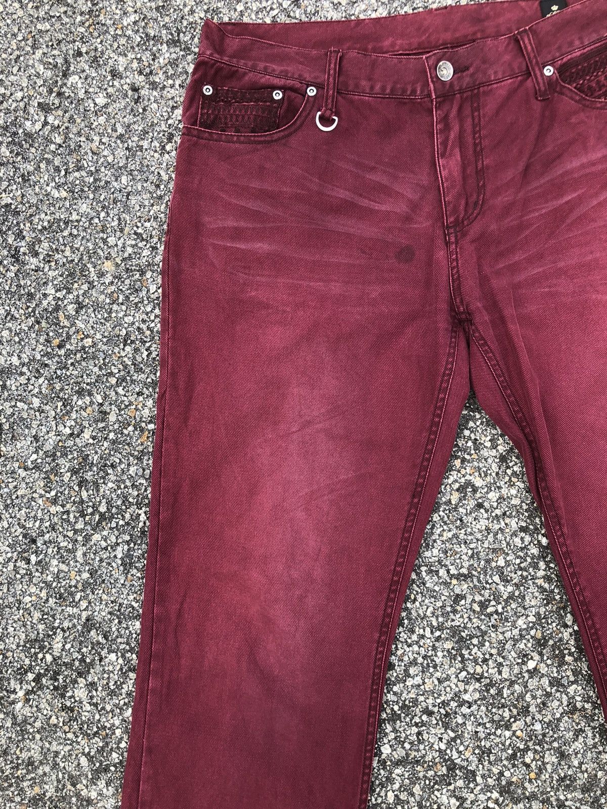 semanticdesign Japanese Semantic Design Jeans Embroidered punk style Size US 34 / EU 50 - 4 Thumbnail