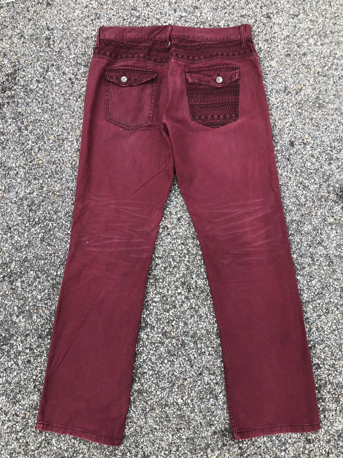 semanticdesign Japanese Semantic Design Jeans Embroidered punk style Size US 34 / EU 50 - 2 Thumbnail