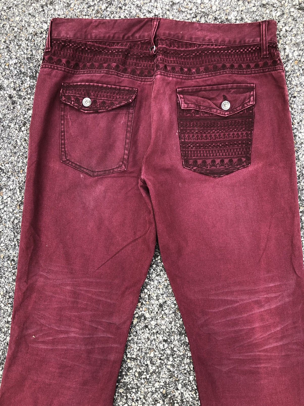 semanticdesign Japanese Semantic Design Jeans Embroidered punk style Size US 34 / EU 50 - 8 Thumbnail