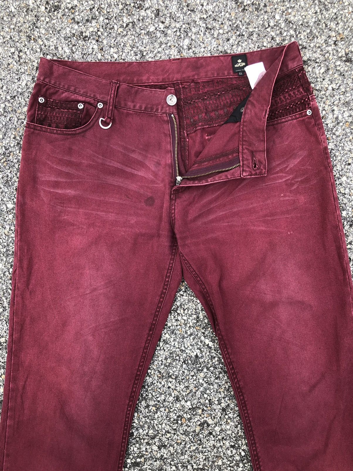 semanticdesign Japanese Semantic Design Jeans Embroidered punk style Size US 34 / EU 50 - 3 Thumbnail