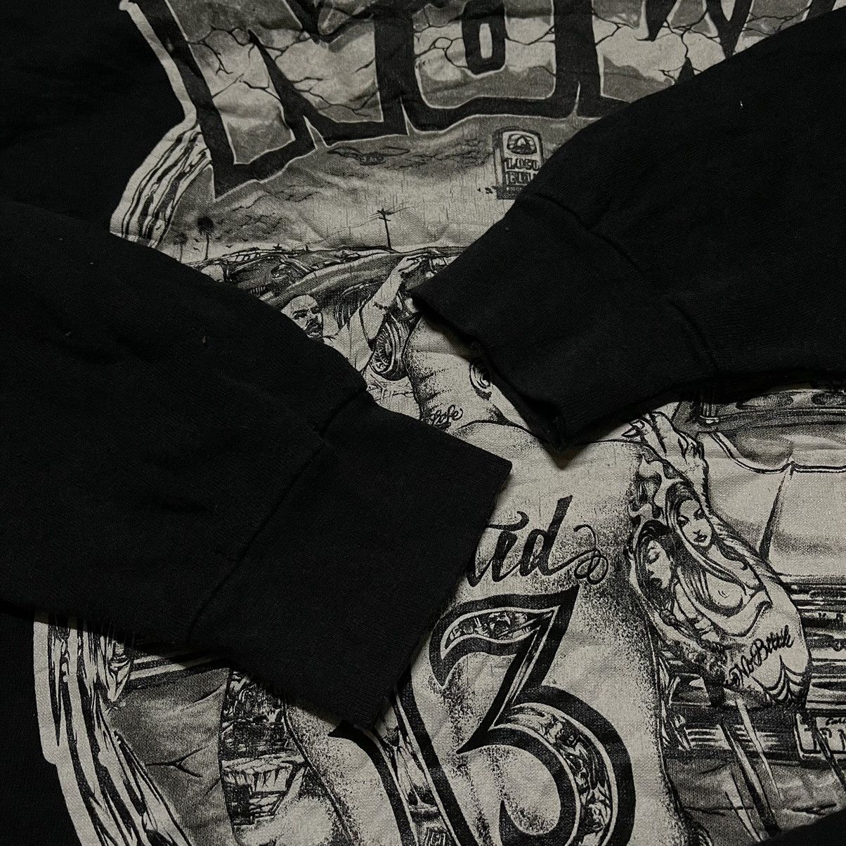 Vintage Vintage 90s addicted 13 sweatshirt gangster mafia mob Size US XL / EU 56 / 4 - 7 Thumbnail