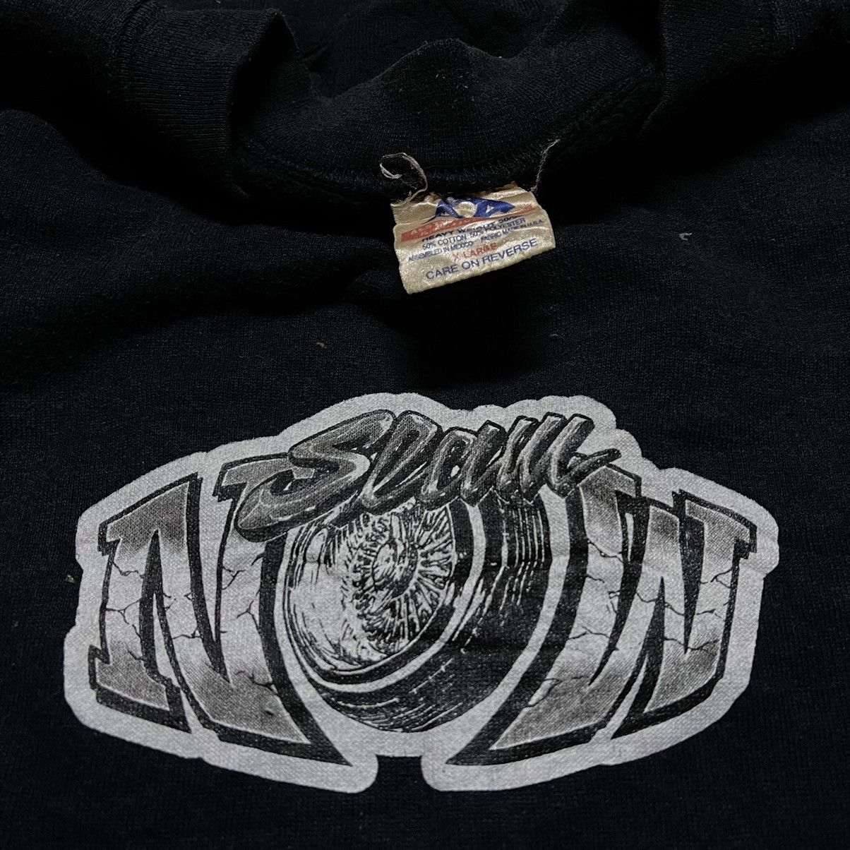 Vintage Vintage 90s addicted 13 sweatshirt gangster mafia mob Size US XL / EU 56 / 4 - 5 Thumbnail