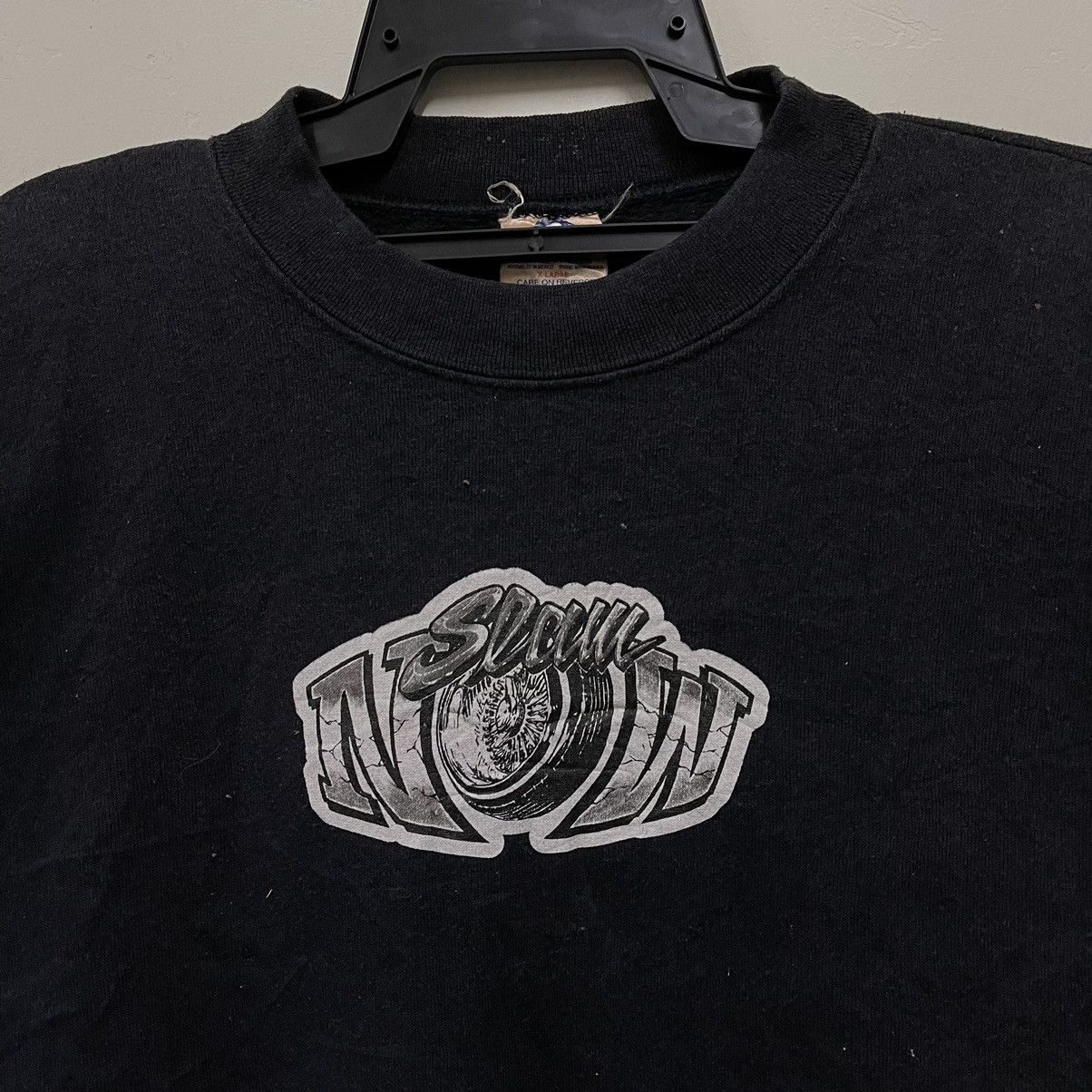 Vintage Vintage 90s addicted 13 sweatshirt gangster mafia mob Size US XL / EU 56 / 4 - 4 Thumbnail