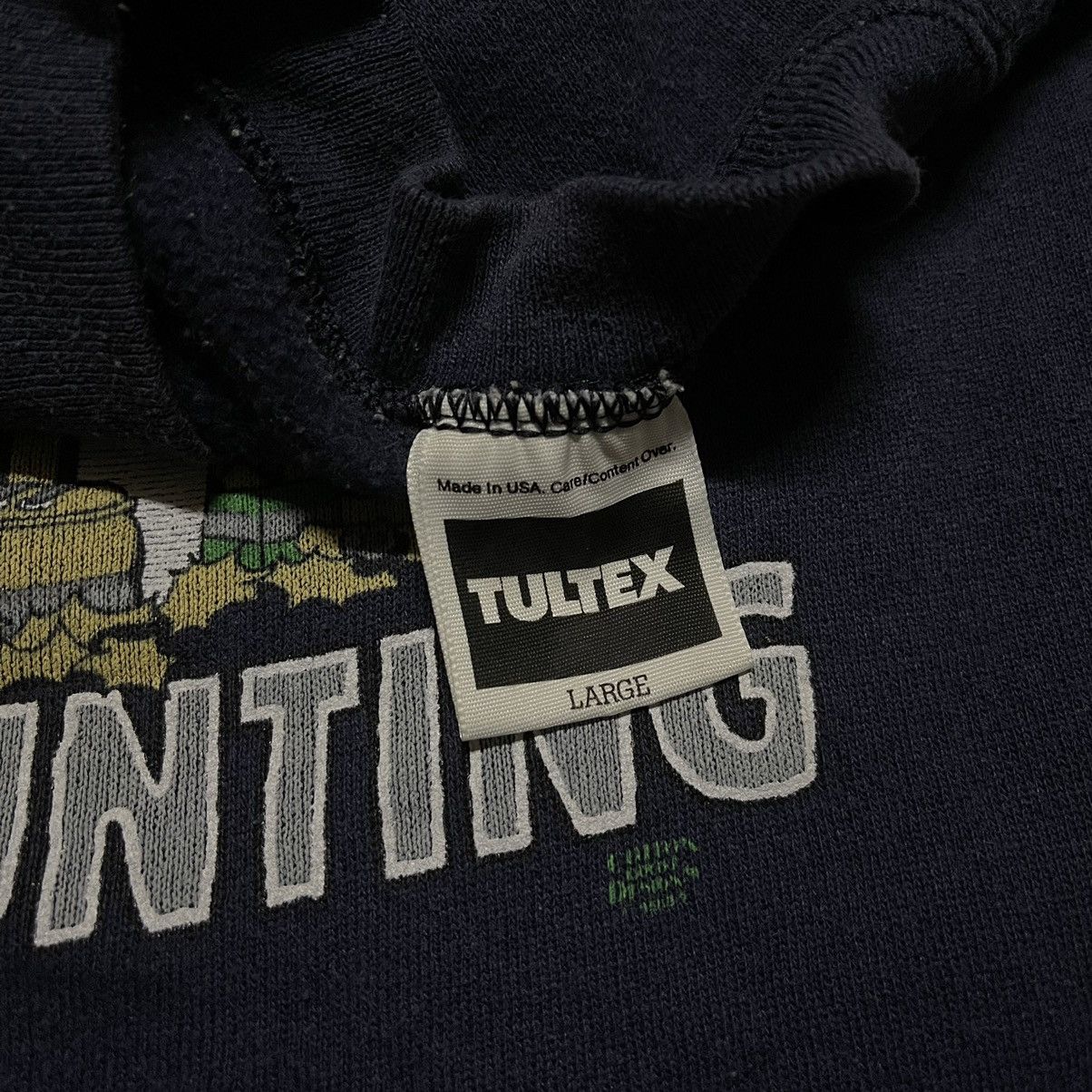Hunter Vintage 90s fishing to hunting sweatshirt pullover Size US M / EU 48-50 / 2 - 3 Thumbnail