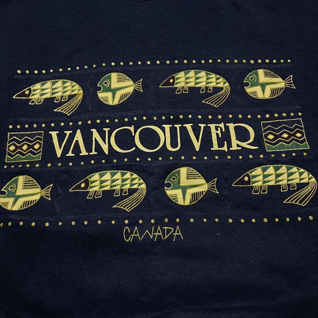 Vintage Vintage 90s vancouver sweatshirt pullover Size US XL / EU 56 / 4 - 2 Thumbnail