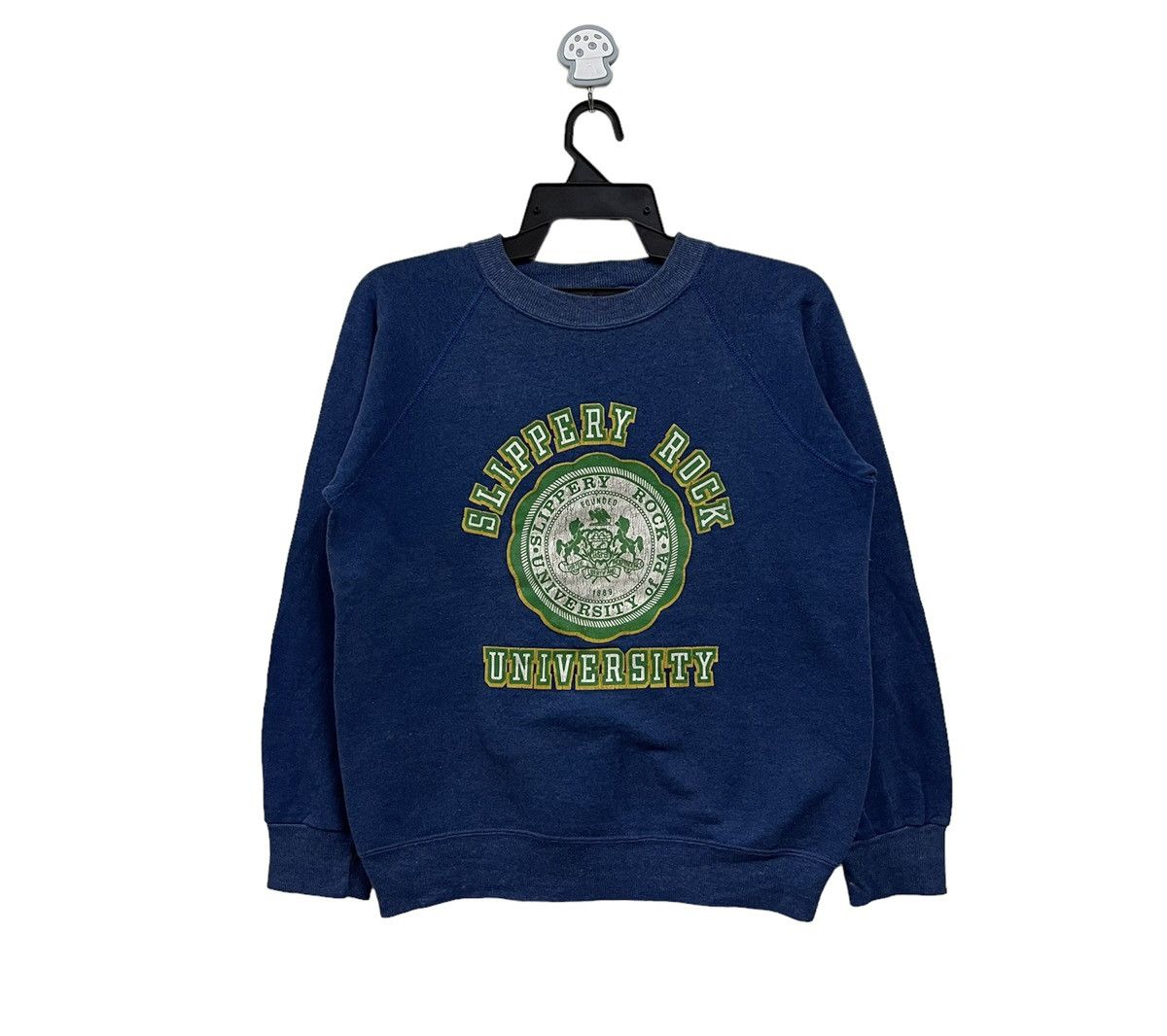 Vintage Vintage 90s Slippery rock university sweatshirt pullover Size US M / EU 48-50 / 2 - 1 Thumbnail