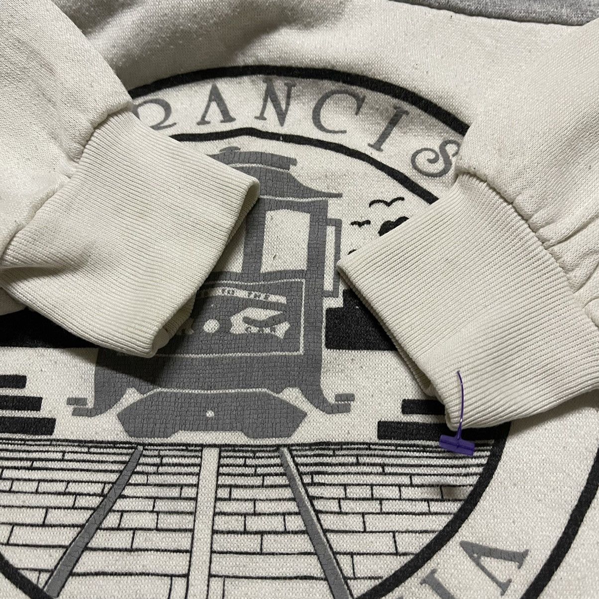 Vintage Vintage 80s san fracisco california sweatshirt half zipper Size US XL / EU 56 / 4 - 4 Thumbnail