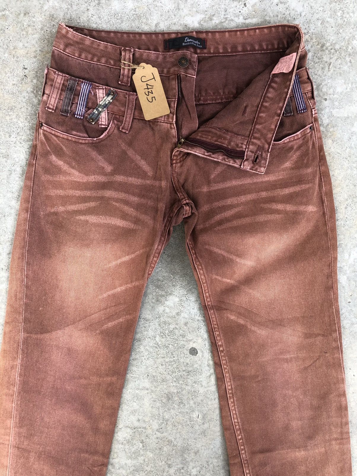 Hysteric Glamour Japanese Dominate Double Waist Distressed Jeans Size US 33 - 3 Thumbnail