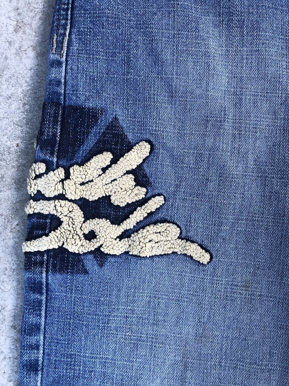 Southpole Southpole Embroidered Baggy hip jop Distressed Jeans Size US 31 - 15 Thumbnail