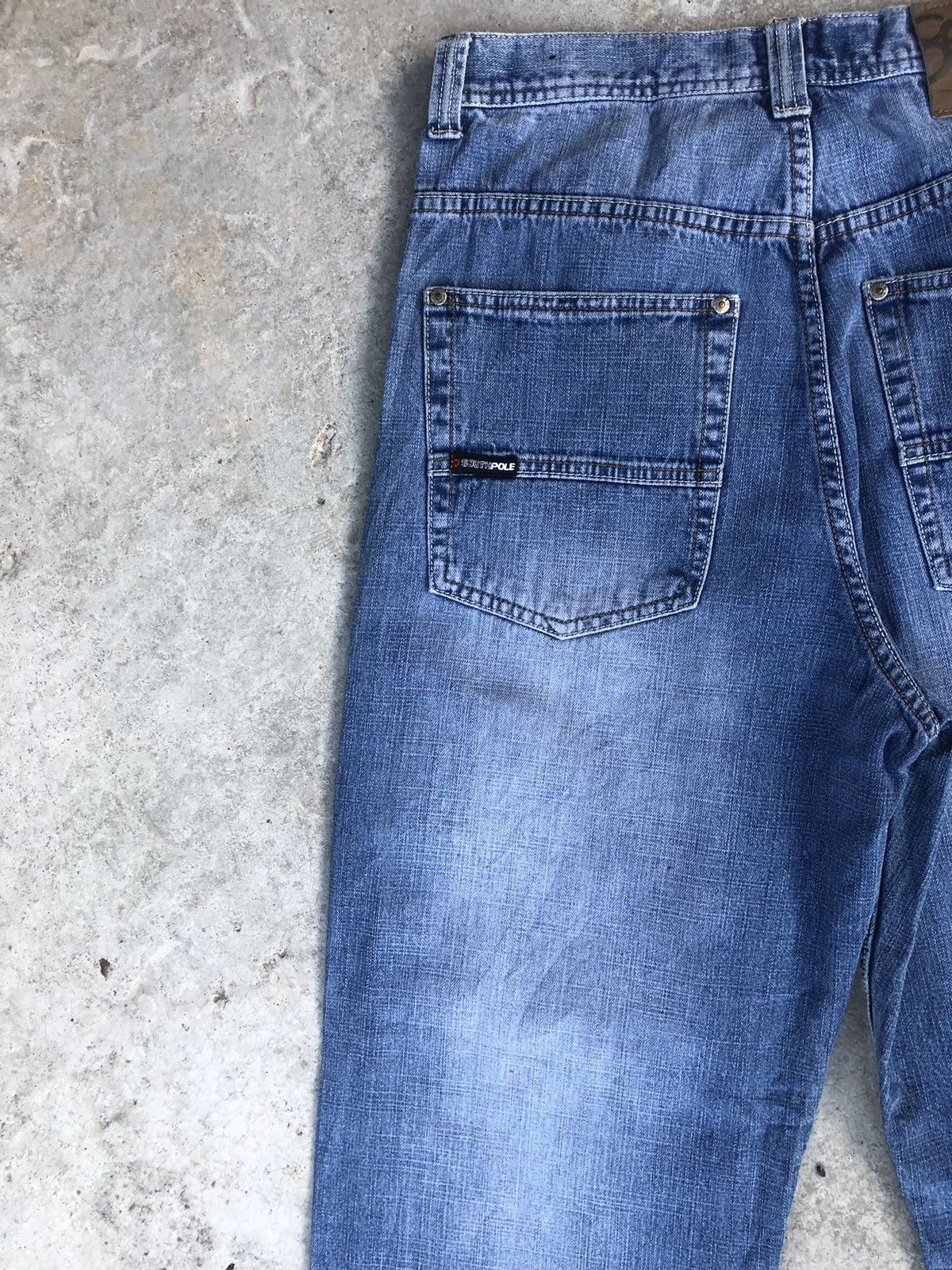 Southpole Southpole Embroidered Baggy hip jop Distressed Jeans Size US 31 - 9 Thumbnail