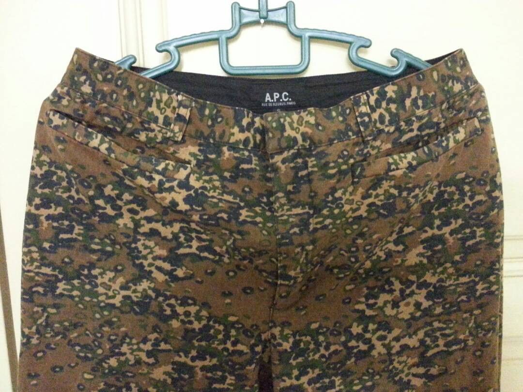 A.P.C. APC wax cotton pants leopard design Size US 28 / EU 44 - 3 Thumbnail