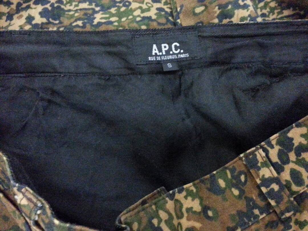 A.P.C. APC wax cotton pants leopard design Size US 28 / EU 44 - 4 Thumbnail