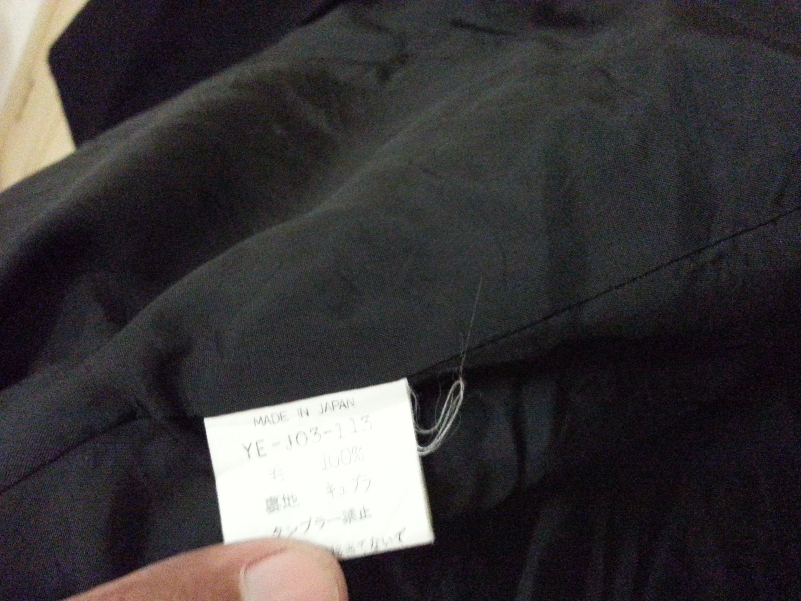 Yohji Yamamoto Y's by Yohji Yamamoto Wool Jacket / Coat /Blazer Size US M / EU 48-50 / 2 - 5 Thumbnail