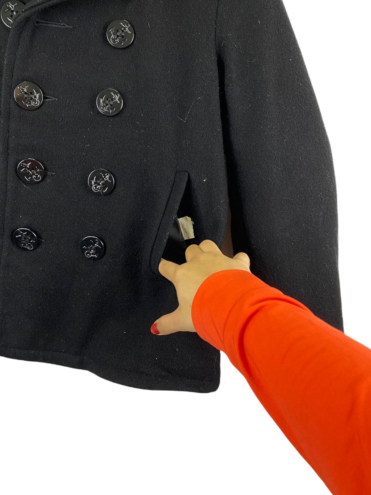 Schott US 740N SCHOTT NAVY PEA JACKET Size US S / EU 44-46 / 1 - 9 Thumbnail