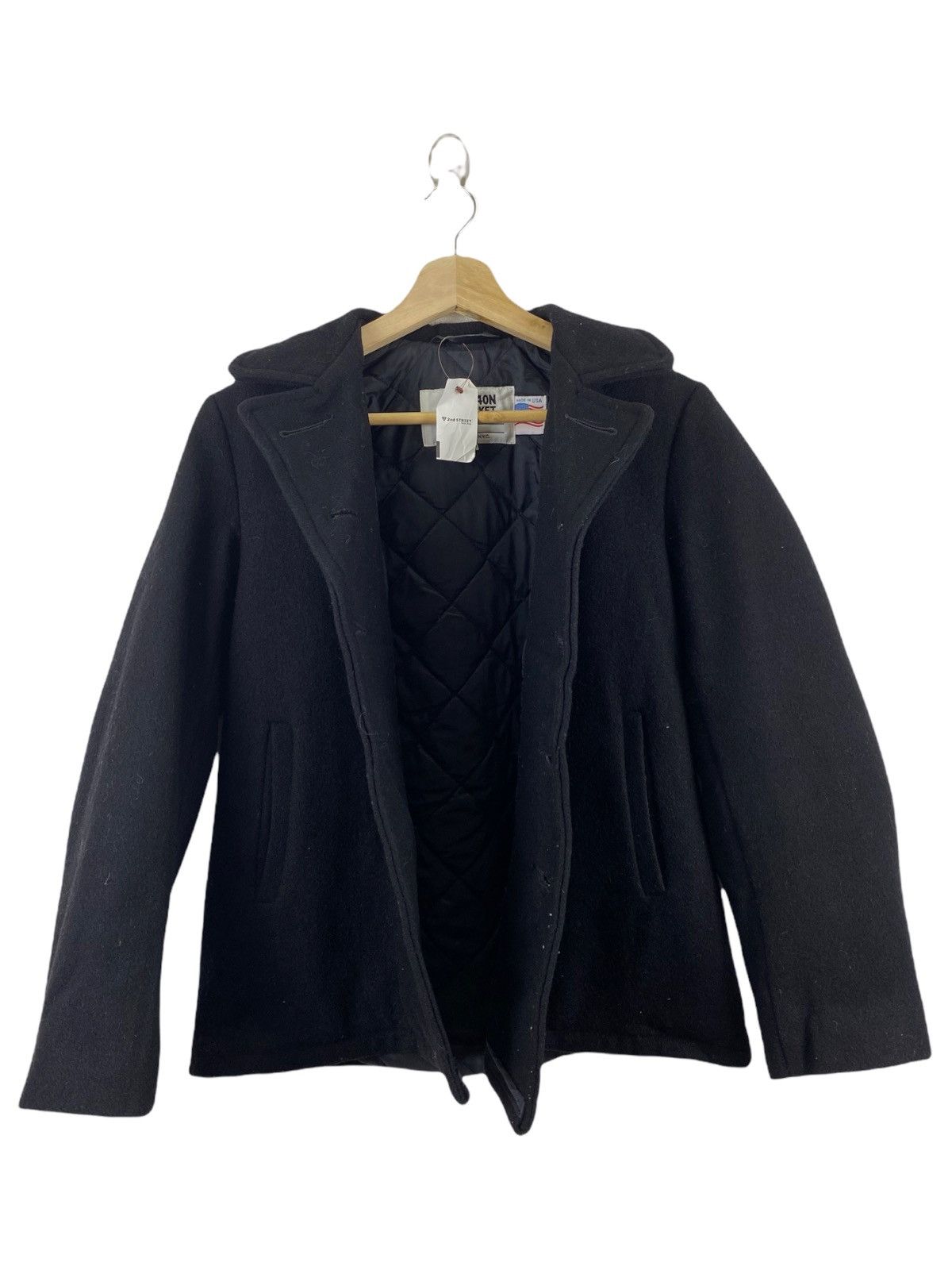 Schott US 740N SCHOTT NAVY PEA JACKET Size US S / EU 44-46 / 1 - 4 Thumbnail