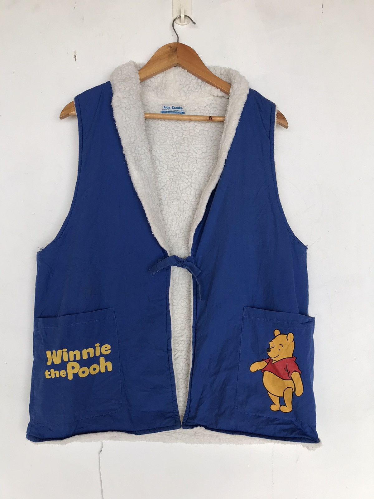 Cartoon Network × Disney The Pooh Overprint Vest Sleep Wear Sherpa Size US M / EU 48-50 / 2 - 2 Thumbnail