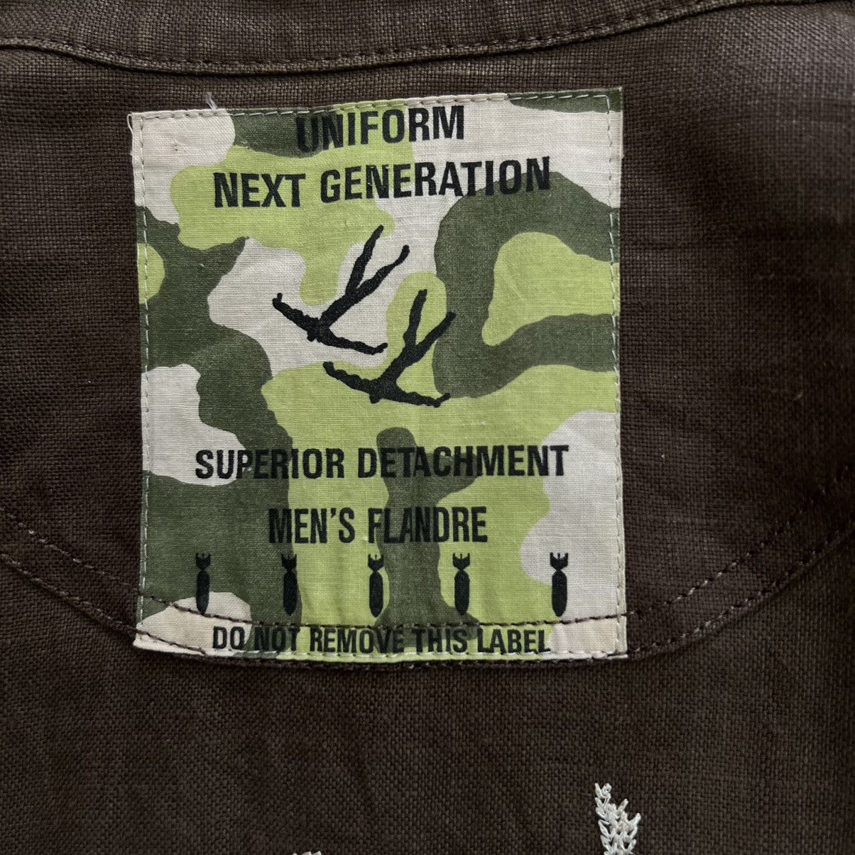 Japanese Brand RARE UNIFORM NEXT GENERATION BIG LOGO MILITARY COLLECTIONS Size US L / EU 52-54 / 3 - 13 Thumbnail