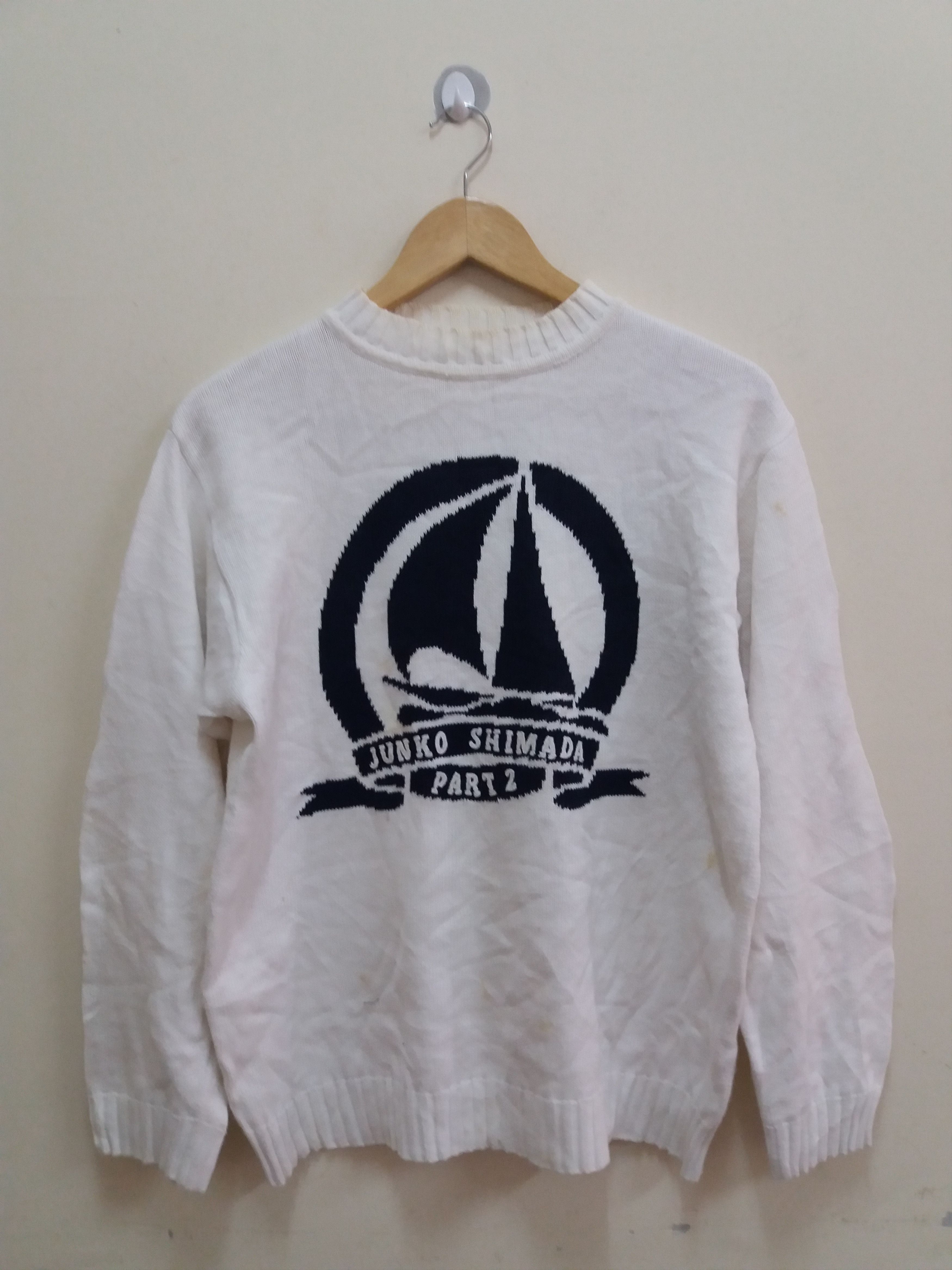 Junko Shimada JUNKO SHIMADA Part 2 big logo sweaters/knitwear Size US M / EU 48-50 / 2 - 1 Thumbnail