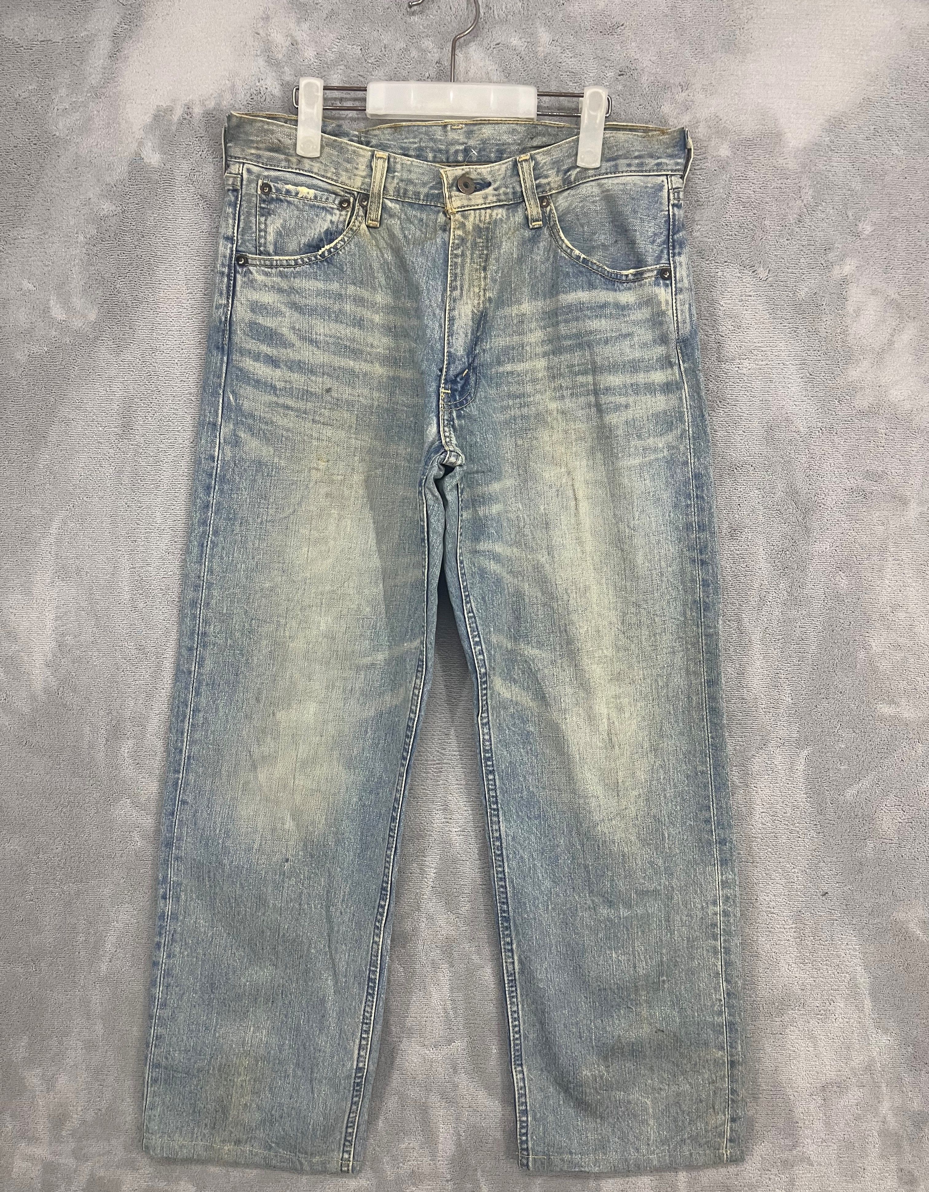image of Levis 503 Faded Denim Jean in Blue, Men's (Size 32)