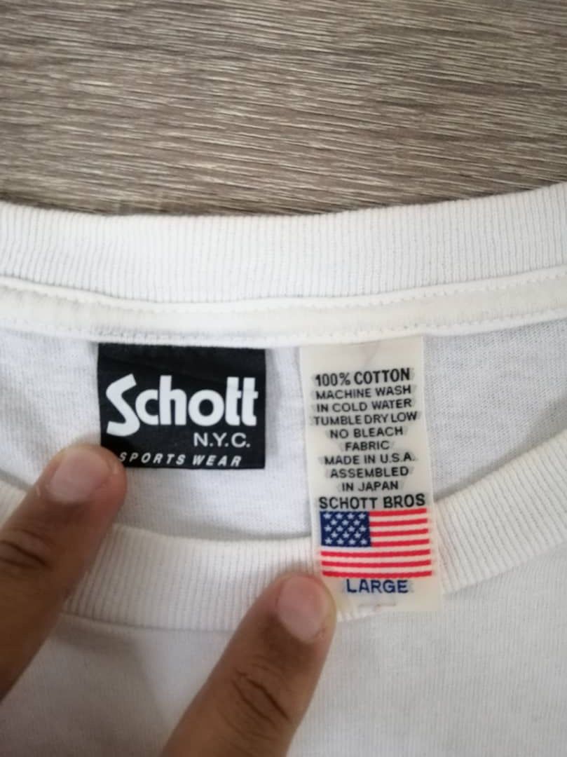 Playboy Rare Schott Bros x Playboy t-shirt Made in USA Size US L / EU 52-54 / 3 - 4 Thumbnail