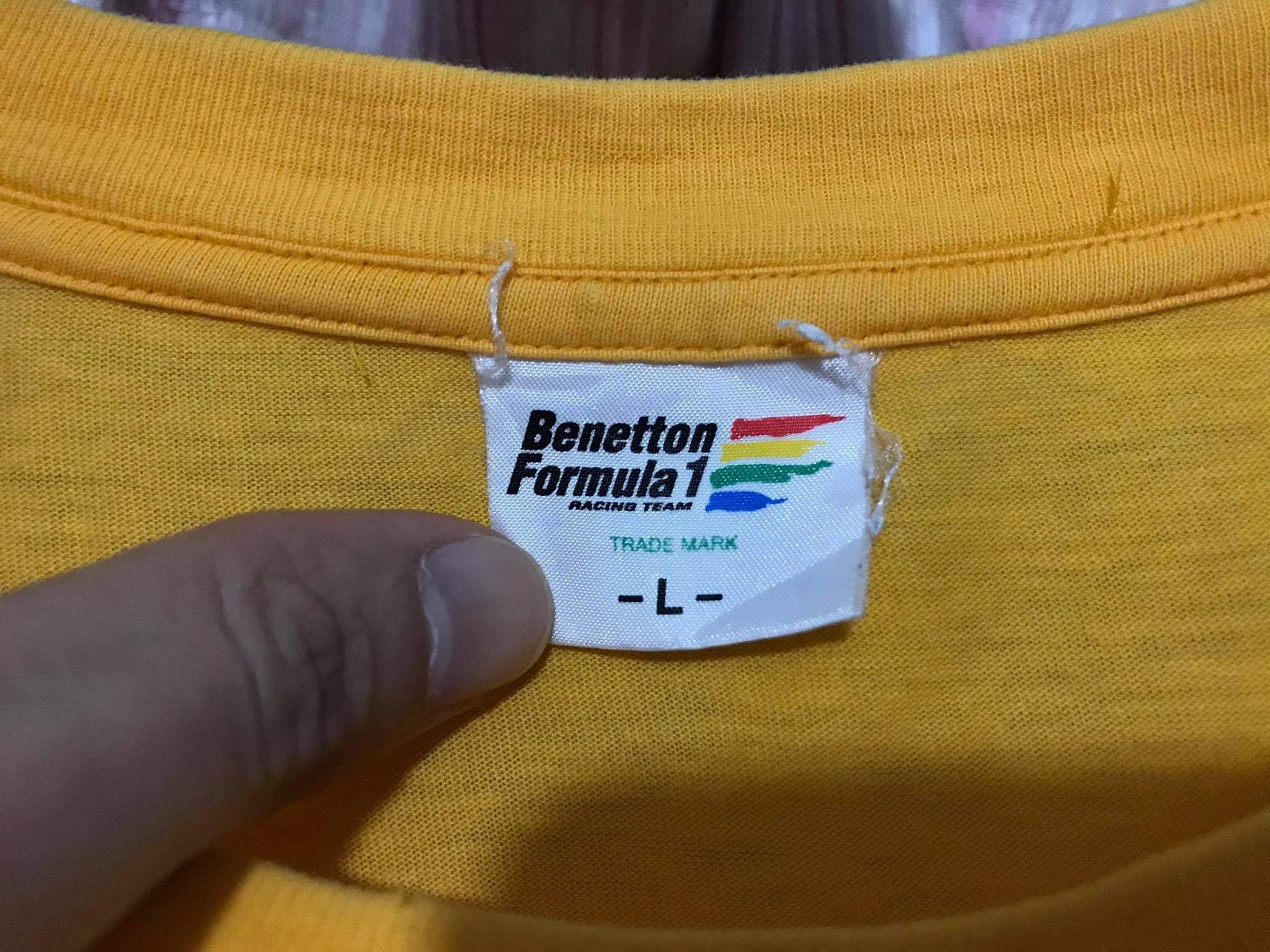 Benetton × Vintage Benetton Formula 1 Racing team shirt Size US L / EU 52-54 / 3 - 3 Thumbnail
