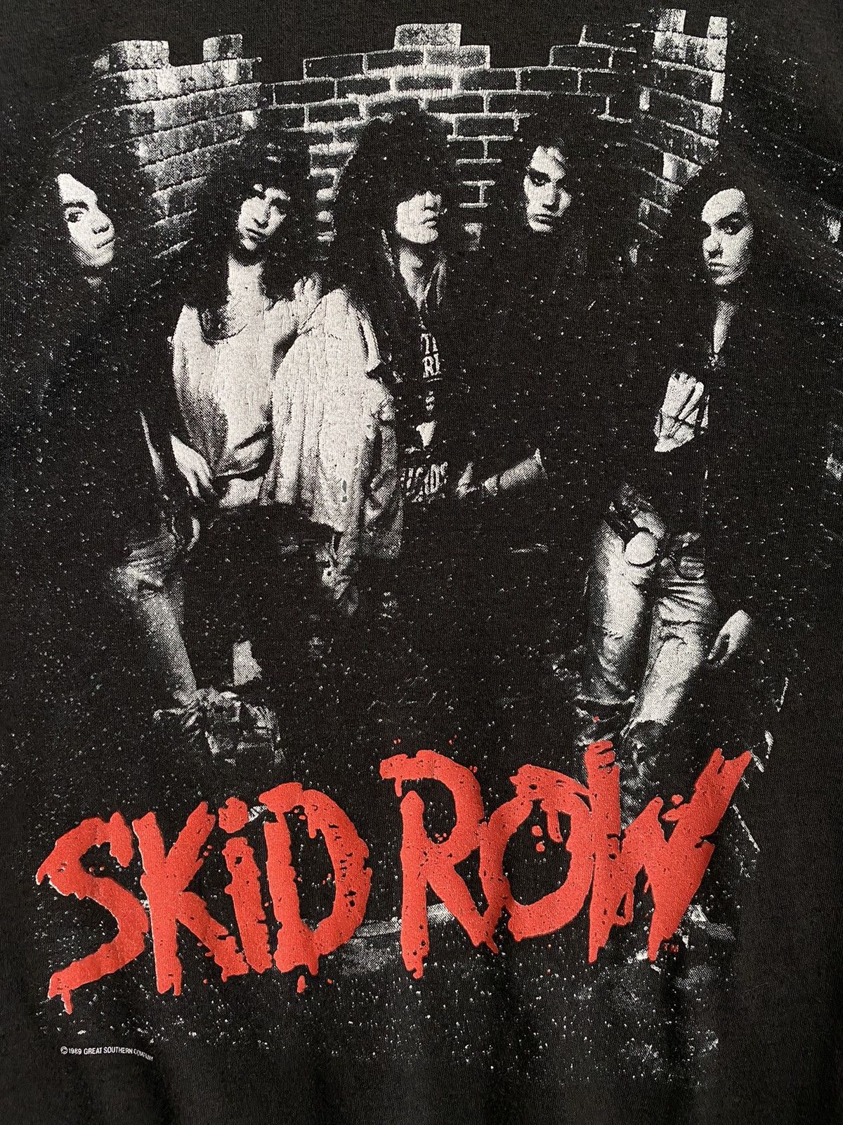 Band Tees × Vintage Vintage Skid Row 1989 Shirt Size US M / EU 48-50 / 2 - 2 Thumbnail