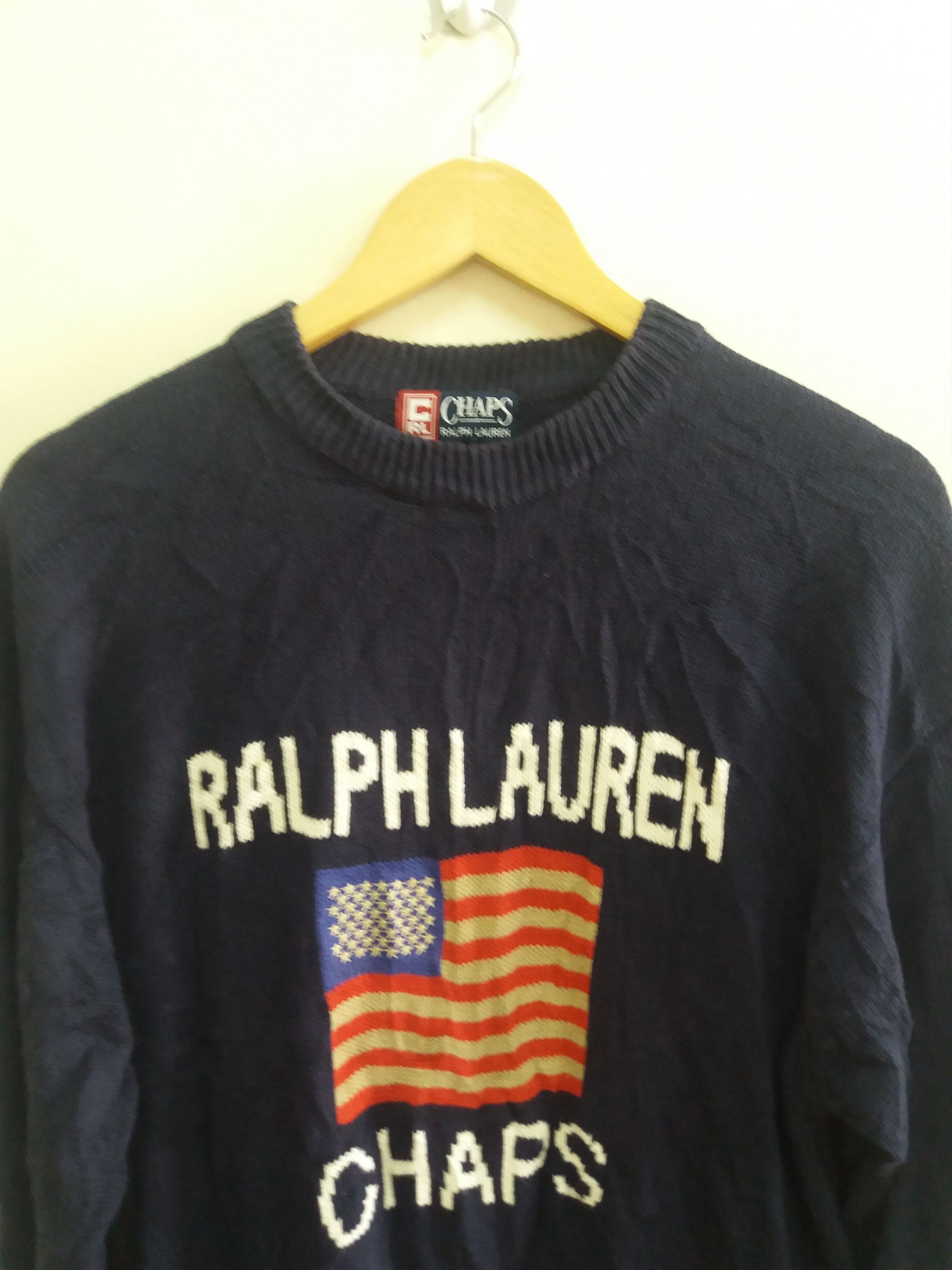 Chaps Ralph Lauren Chaps ralph lauren knitwear/sweaters usa flag logo size L Size US L / EU 52-54 / 3 - 7 Thumbnail