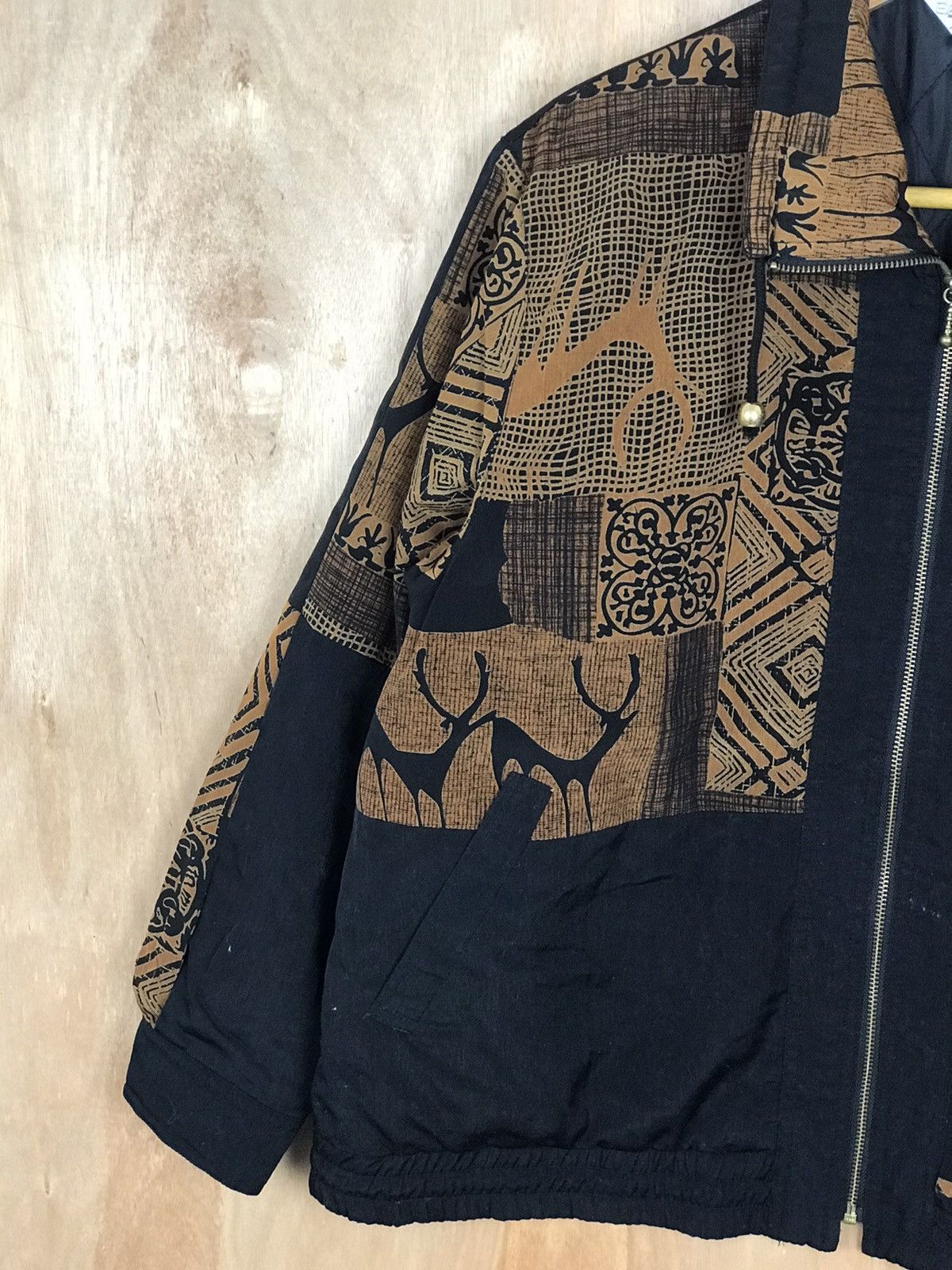 Japanese Brand × Vintage Vintage Patches Printed Nature Motif Bomber Jacket Size US M / EU 48-50 / 2 - 5 Thumbnail