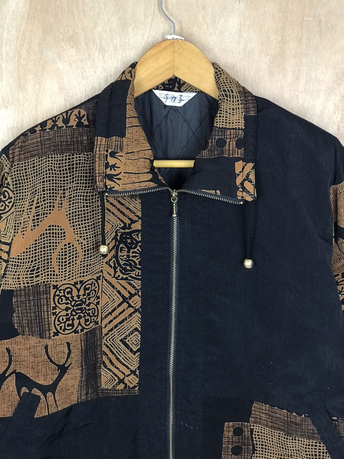 Japanese Brand × Vintage Vintage Patches Printed Nature Motif Bomber Jacket Size US M / EU 48-50 / 2 - 6 Thumbnail