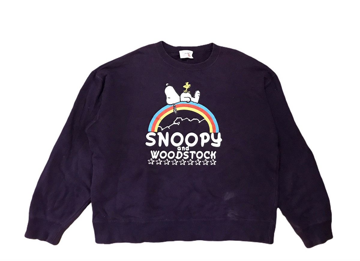 Peanuts Snoopy & woodstock sweatshirt Size US L / EU 52-54 / 3 - 1 Thumbnail