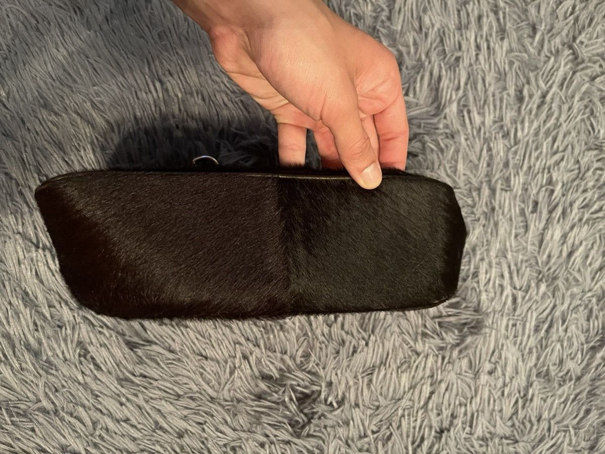 Japanese Brand × Vintage Vintage 90s real fur and leather baguette bag Size ONE SIZE - 5 Thumbnail