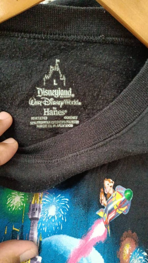 Disney Vintage Disneyland Resort Walt Disney World by Hanes Size US L / EU 52-54 / 3 - 3 Thumbnail