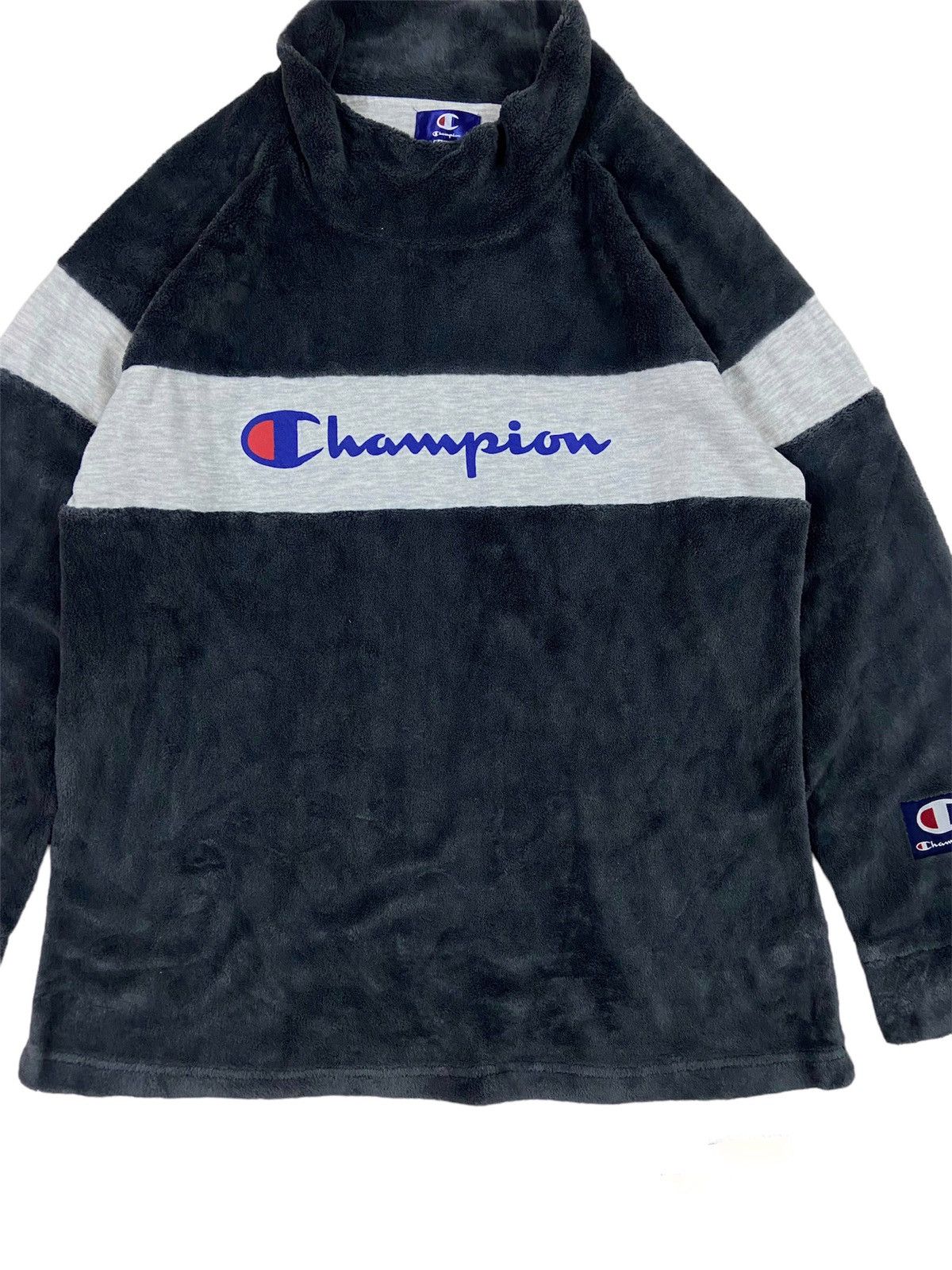 Champion Vintage Champion Fleece Spell Out Big Logo Streetwear Size M / US 6-8 / IT 42-44 - 3 Thumbnail