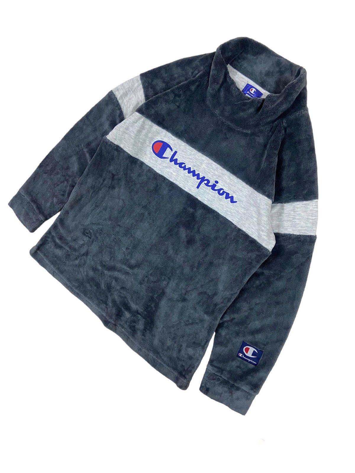 Champion Vintage Champion Fleece Spell Out Big Logo Streetwear Size M / US 6-8 / IT 42-44 - 2 Thumbnail