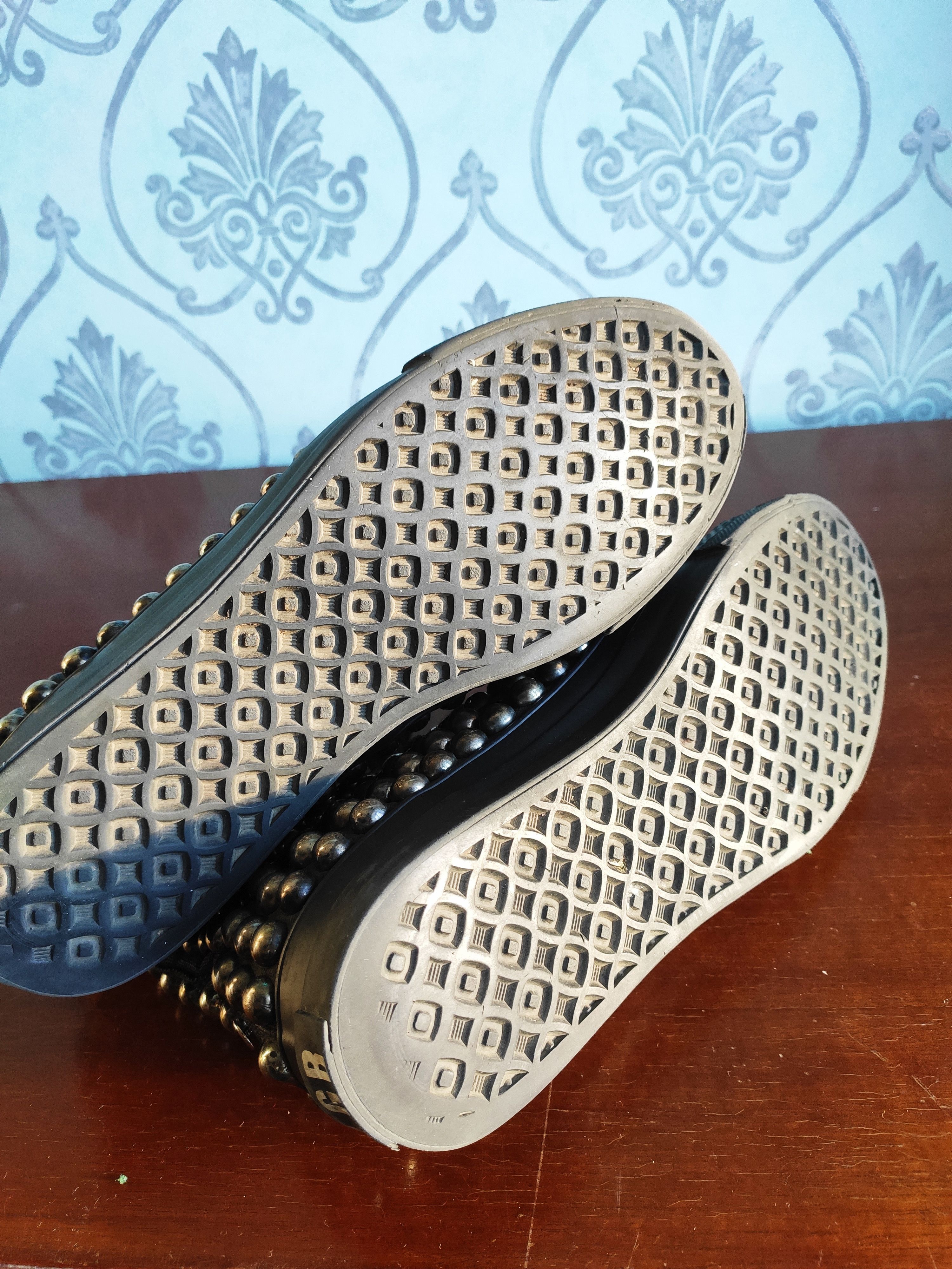If Six Was Nine GRAIL! Studded sneakers.Like Vivienne Westwood or Dior. Size US 11 / IT 41 - 9 Thumbnail