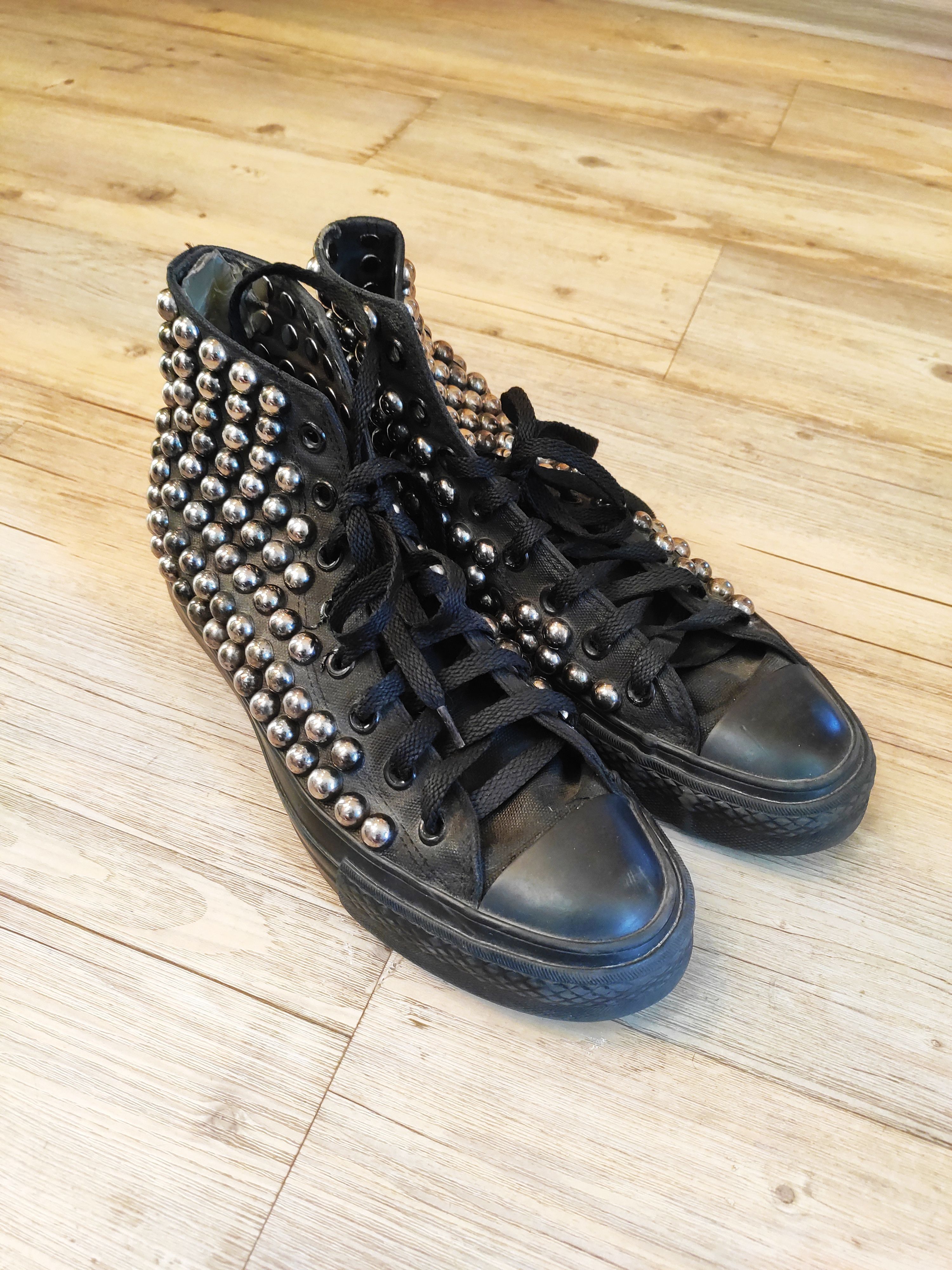 If Six Was Nine GRAIL! Studded sneakers.Like Vivienne Westwood or Dior. Size US 11 / IT 41 - 7 Thumbnail