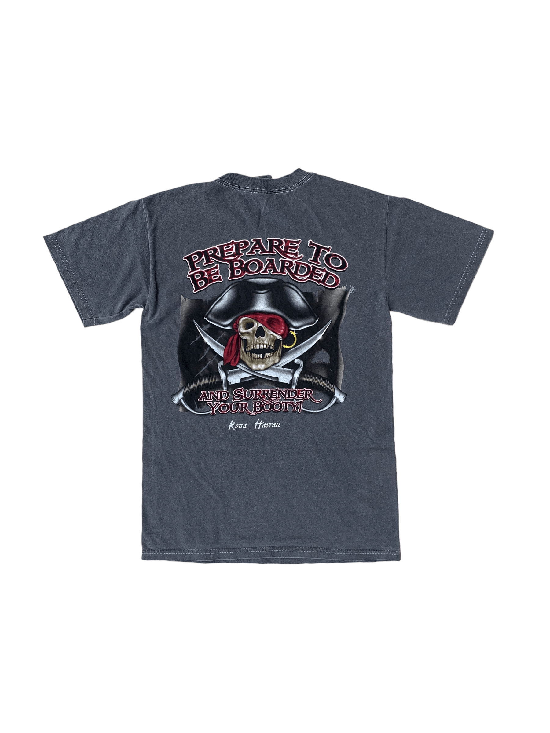 Vintage Vintage Kona Hawaii Pirate Logo Tshirt Size US S / EU 44-46 / 1 - 1 Thumbnail