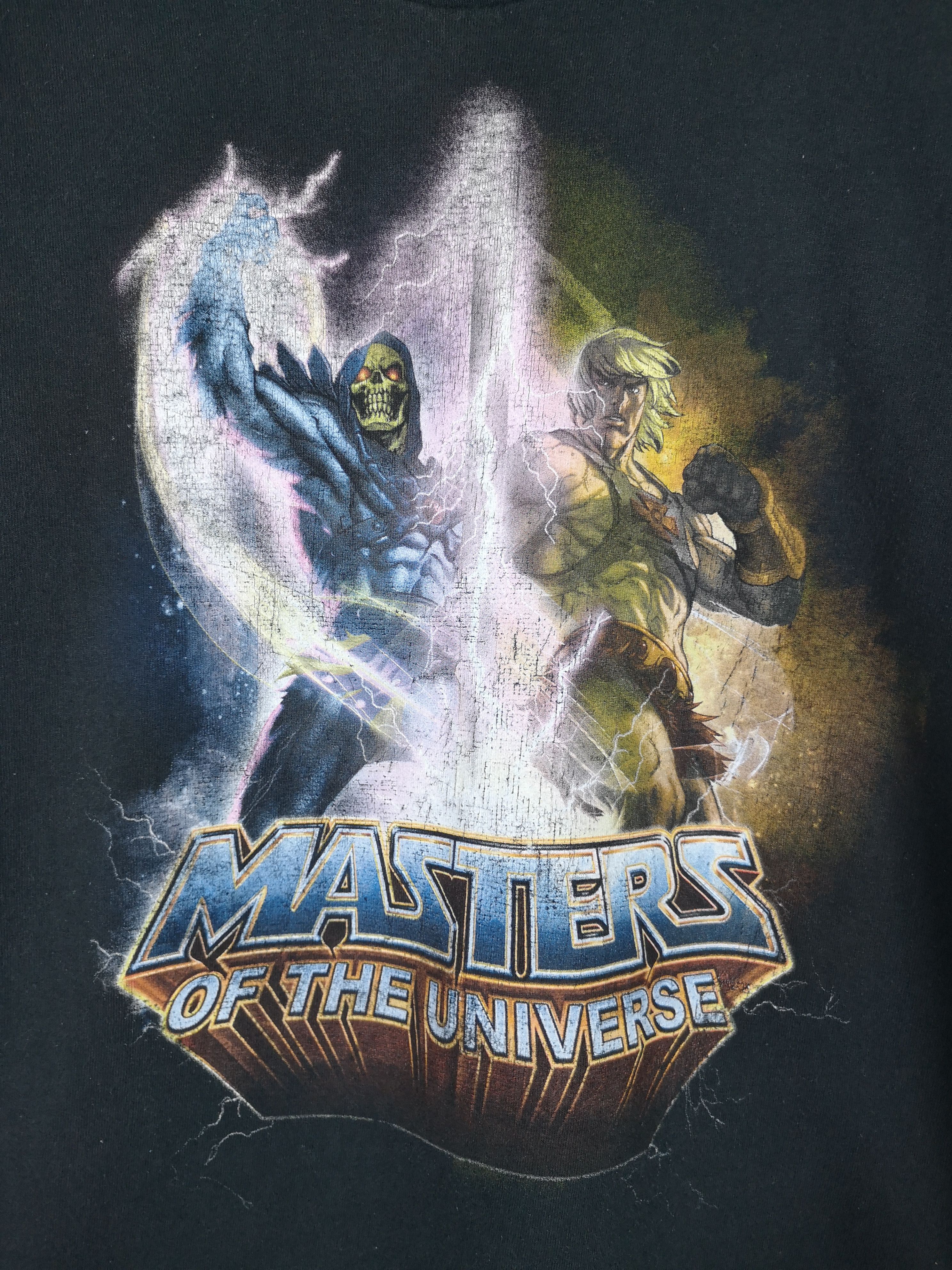 Anime × Cartoon Network × Japanese Brand Masters Of The Universe Black Tees Size US M / EU 48-50 / 2 - 2 Thumbnail