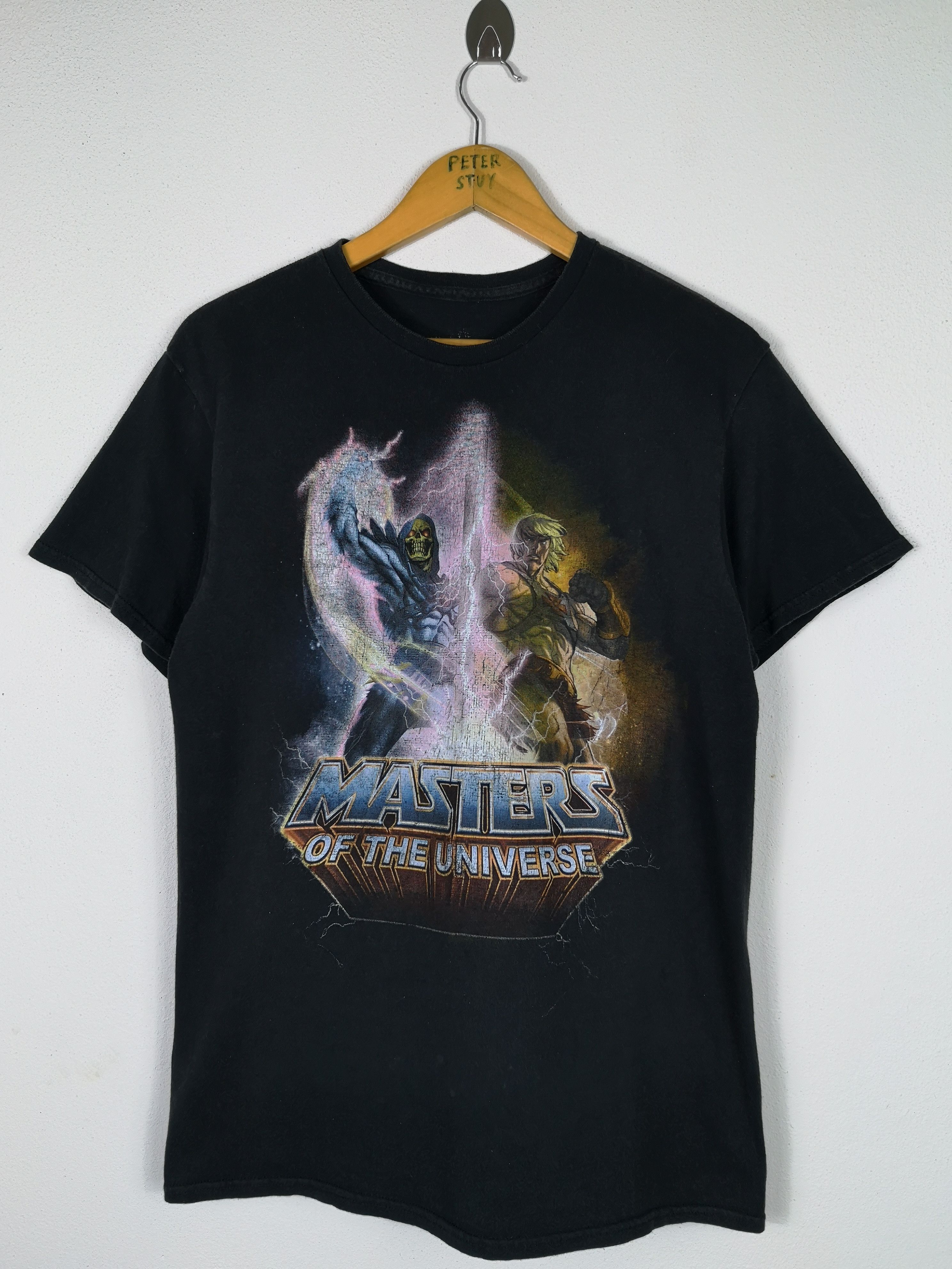 Anime × Cartoon Network × Japanese Brand Masters Of The Universe Black Tees Size US M / EU 48-50 / 2 - 1 Thumbnail