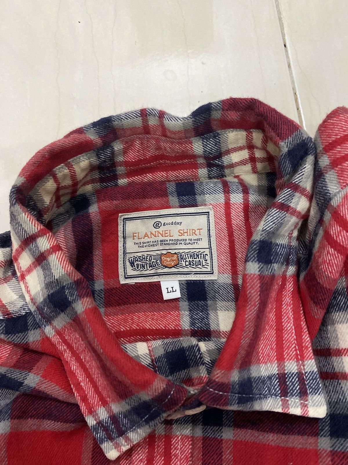 Flannel Good day flannel shirt Size US L / EU 52-54 / 3 - 6 Thumbnail