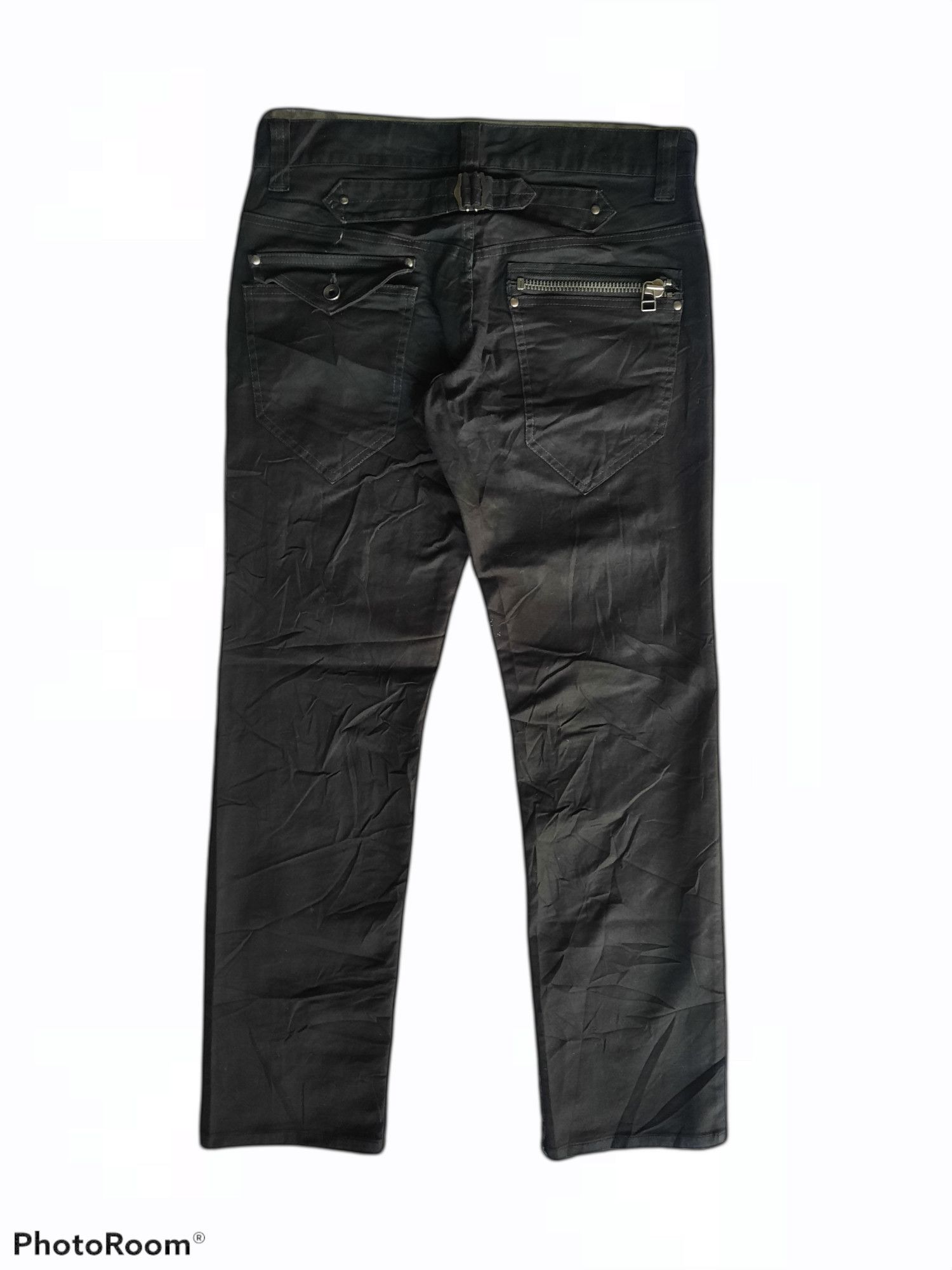 image of Archival Clothing Buckle Back Punk Rock Color Jeans, Men's (Size 30)